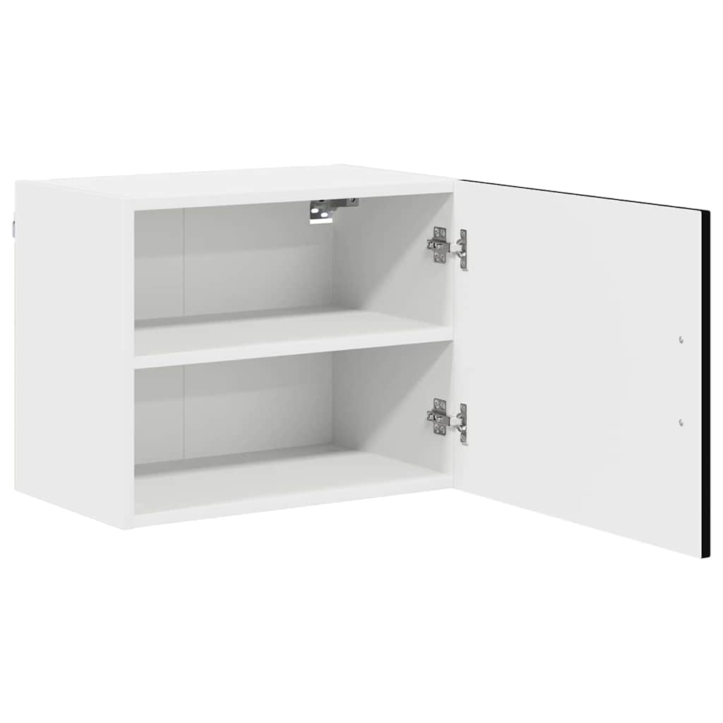 Kitchen Wall Cabinet with Shelf 2 pcs Black 50 x 31 x 40 cm